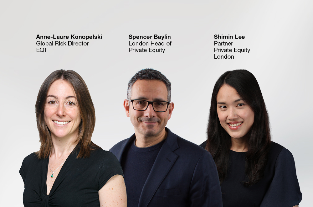 PE Risks Introductory Episode with Anne Laure Konopelski Group Risk Director at EQT Partners with Spencer Baylin and Shimin Lee